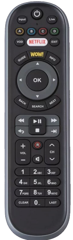 Remote Controls for DC, IL, IN, MA, MD, NY, and PA - Astound Residential